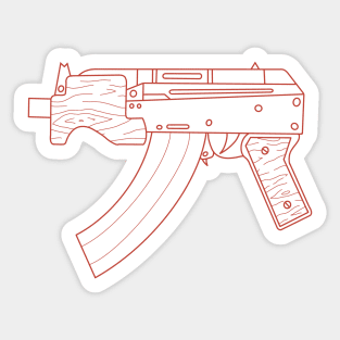 AK47 Draco Sticker